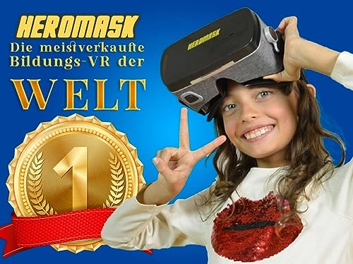 VR Headset - black + Maths educational games - 5-12 years