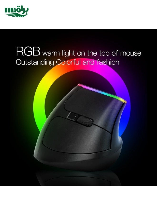 M618DB Vertical Ergonomic Mouse - Wireless