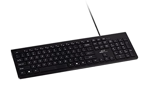 Low-Profile Spill-Resistant Silent Keyboard - Bluetooth