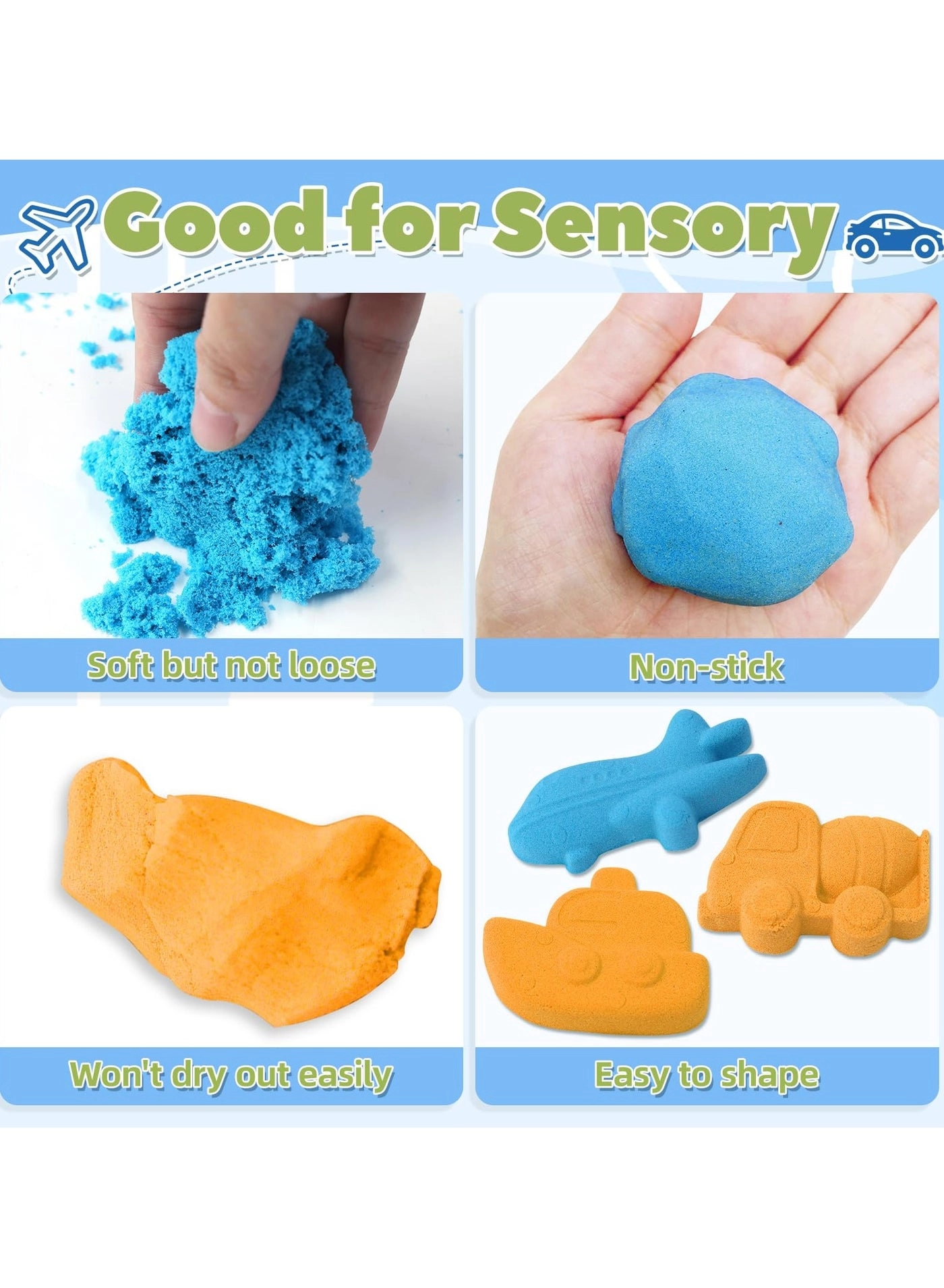 DIY Dynamic Sand Magic Clay Educational Toy - Fruit Theme Indoor Outdoor