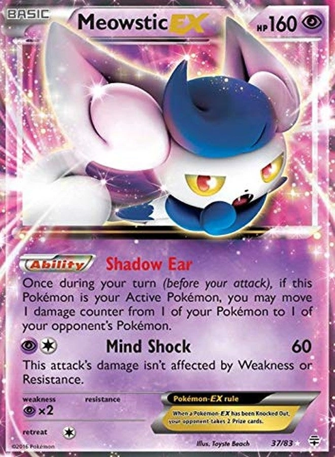 Pokémon Meowstic-EX 37/83 - Generations