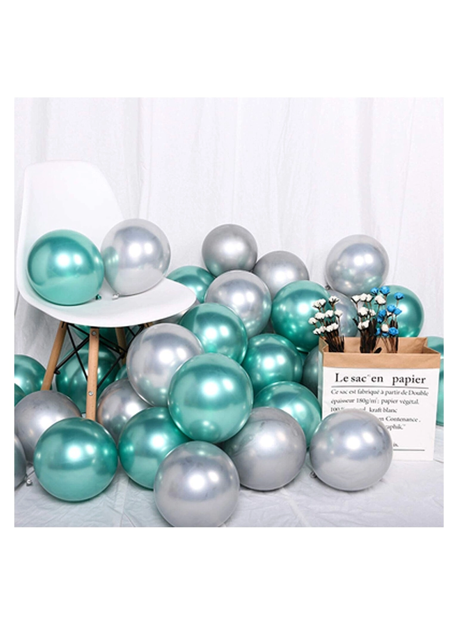 Chrome Balloons - 50 Pcs