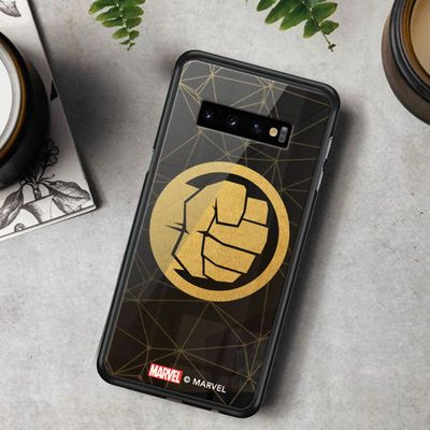 Hulk Logo Back Case for Galaxy S10 Plus
