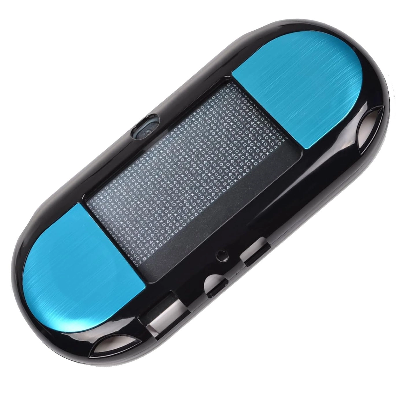 Protection Hard Case Cover - Aluminum Faceplate PS VITA 2000 Compatible Light Blue