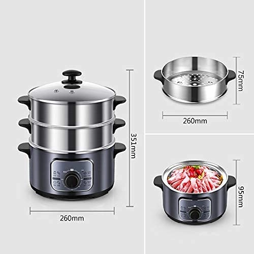 ThreeLayer Electric Steaming Pot