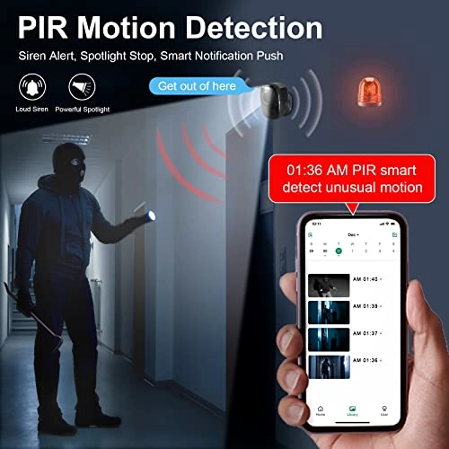 Magnetic Security Cameras 2K