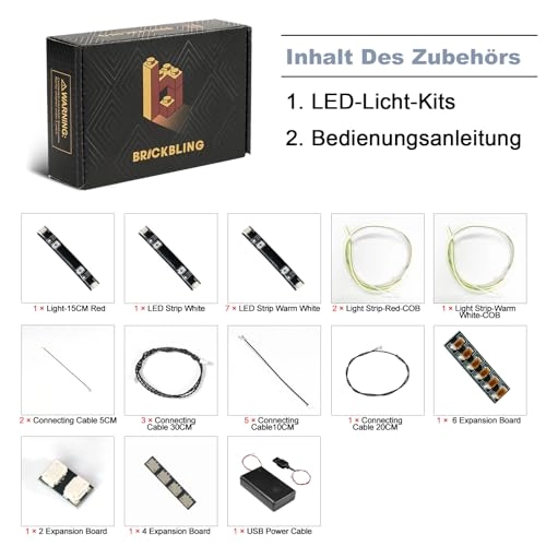 LED Light Set Compatible with Lego Ducati Panigale V4 S Motorcycle - 2 light sources