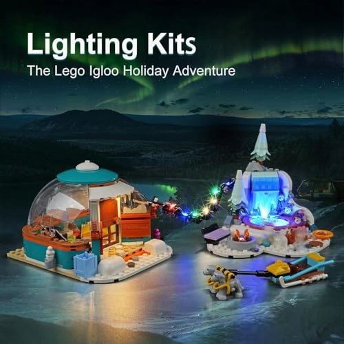 Light Kit for LEGO Igloo Holiday Adventure 41760