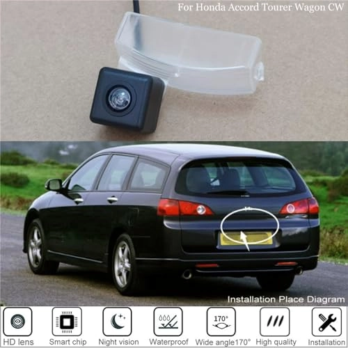 Car Backup Camera - For Accord Tourer Wagon CW 2003~2008 IP68 CCD