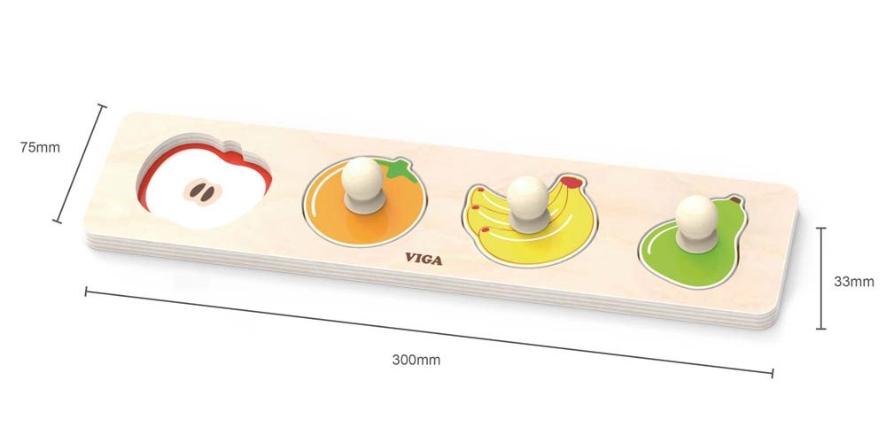 Fruits Wooden Puzzle (29464294-44531) - 4 pcs