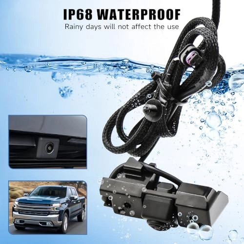 Backup Camera - Fit for 2016-2019 Chevy Silverado GMC Sierra 1500 2500HD 3500HD