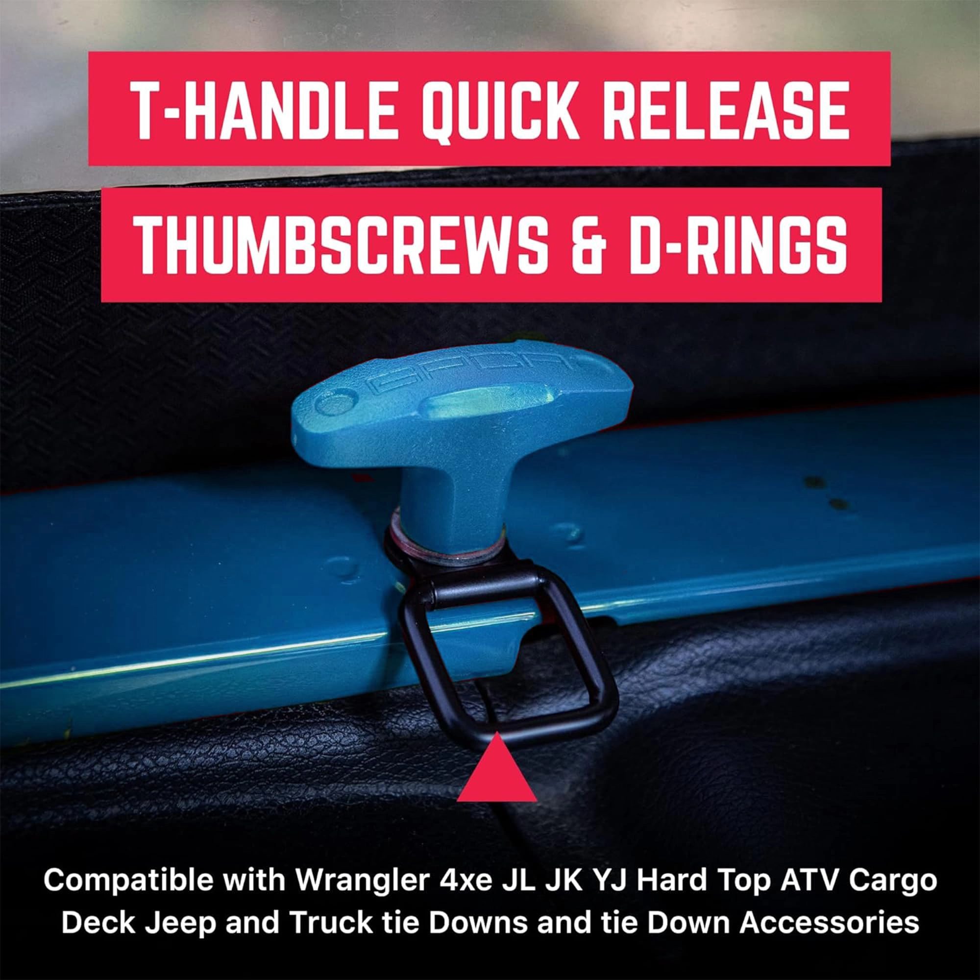 Quick Release Tie Down Anchor - 25mm 8mm Pack