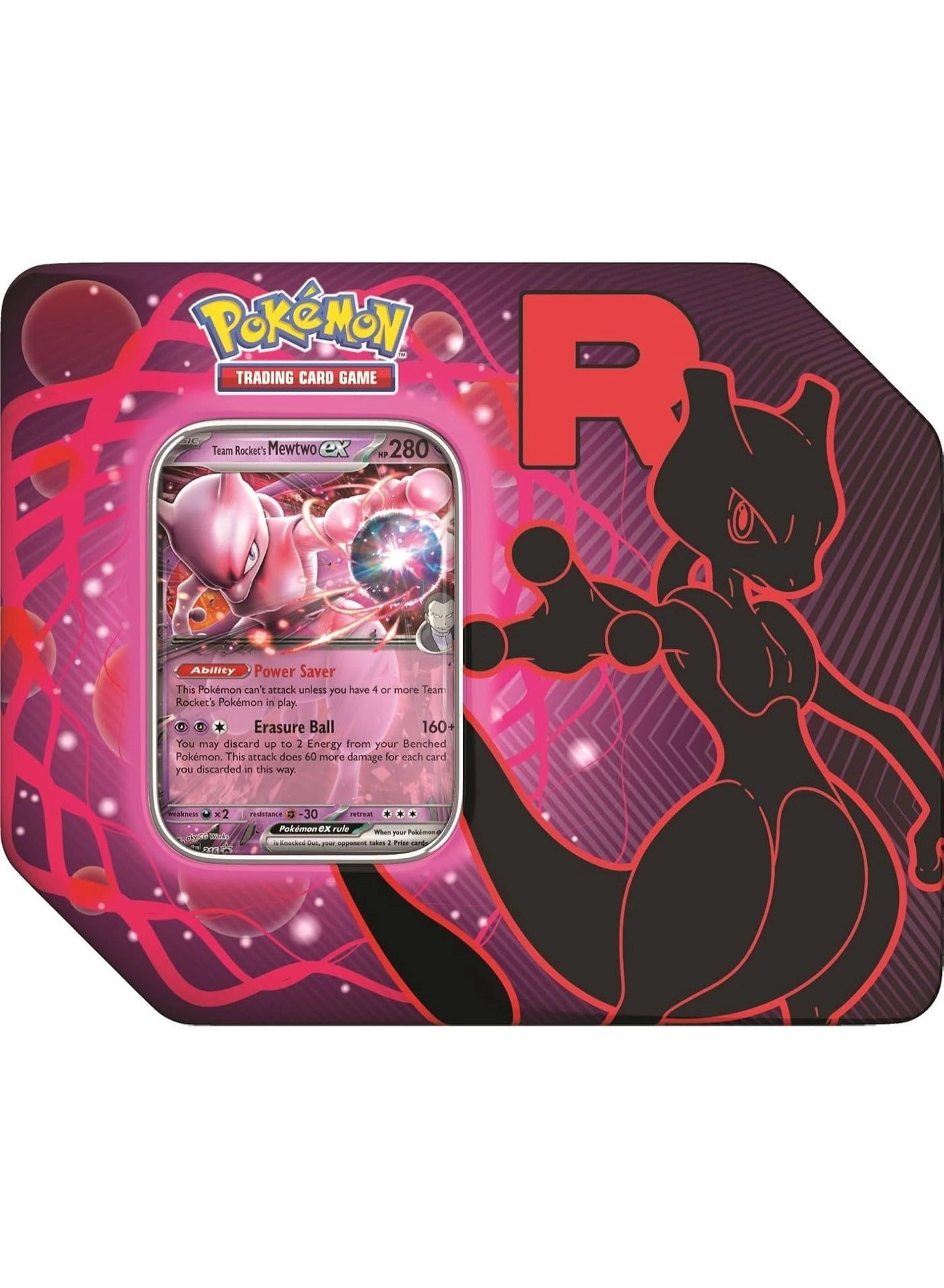 Pokémon Team Rocket Collector Tin + Booster Pack - 5pcs + Promo Card - Nidoking