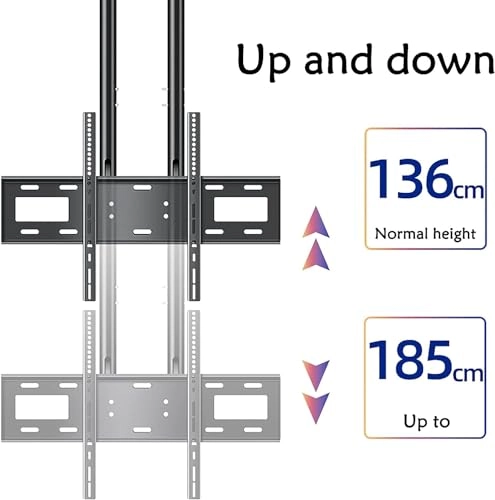 TV Ceiling Mount - 80kg 37-85 inch