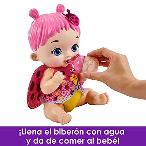 My Garden Baby Feed and Change Ladybug Baby Doll - 12-in Plastic Ages 24 months+