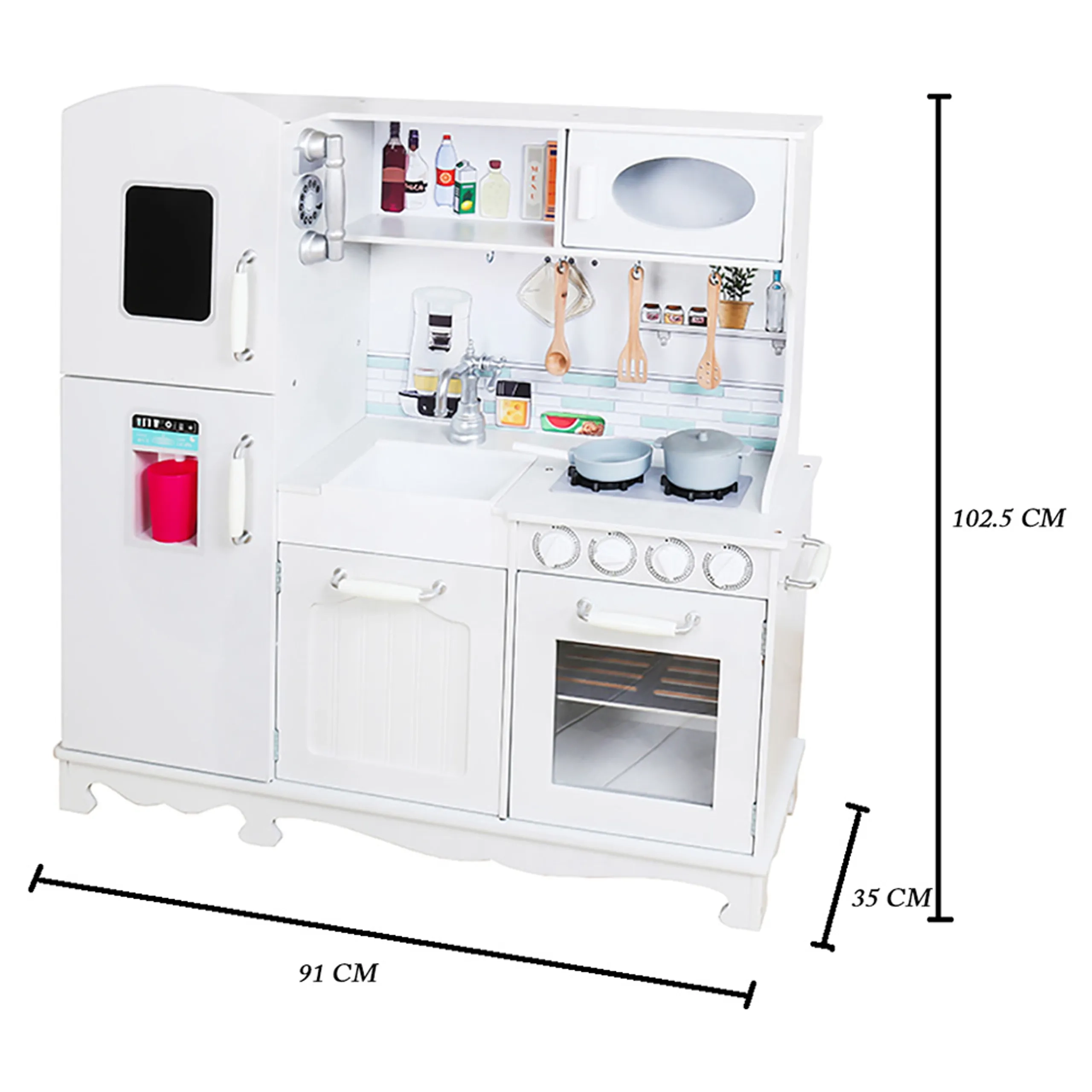 Wooden Kitchen Set - Montessori (GF-W10C409)