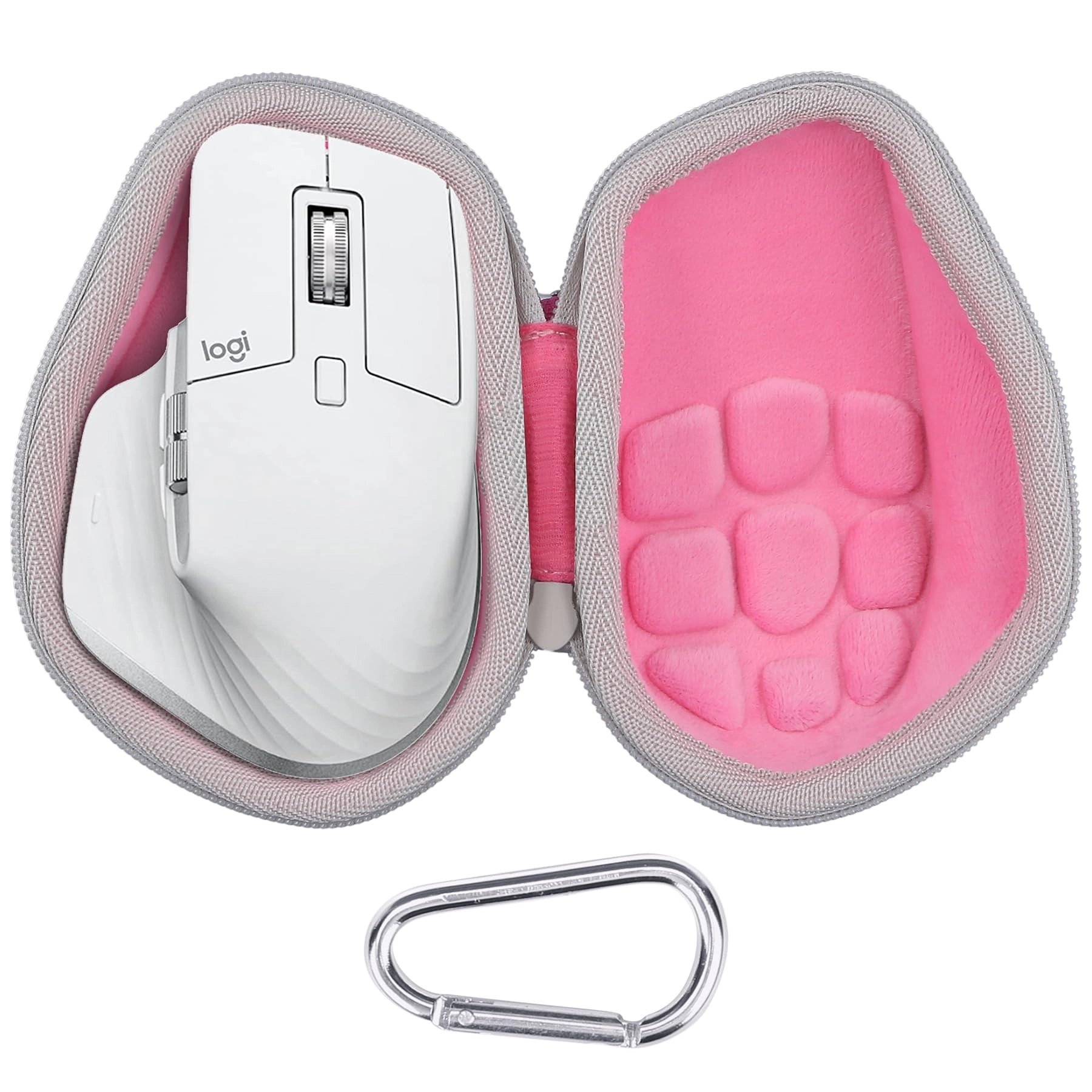 Co2Crea Hard Case Replacement for MX Master 3 / 3S - Pink Hard EVA