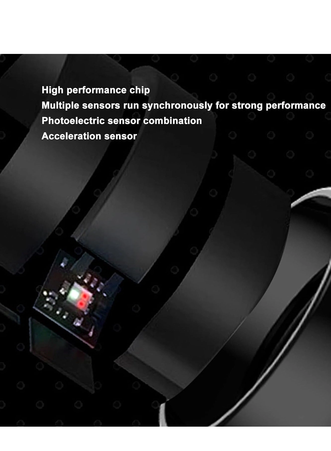 Smart Health Ring - IP68 Waterproof Bluetooth 5.1 7-8 days