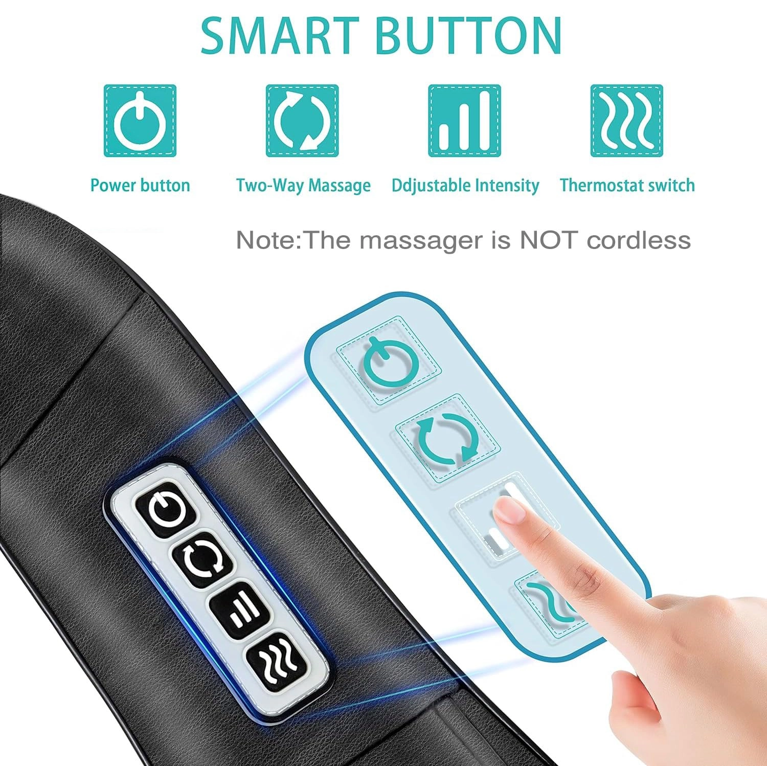 PJ01 - Neck Massager Shiatsu Heat