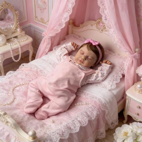 Loulou Reborn Baby Doll - 20 inch Full Body Vinyl Girl Ages 3+