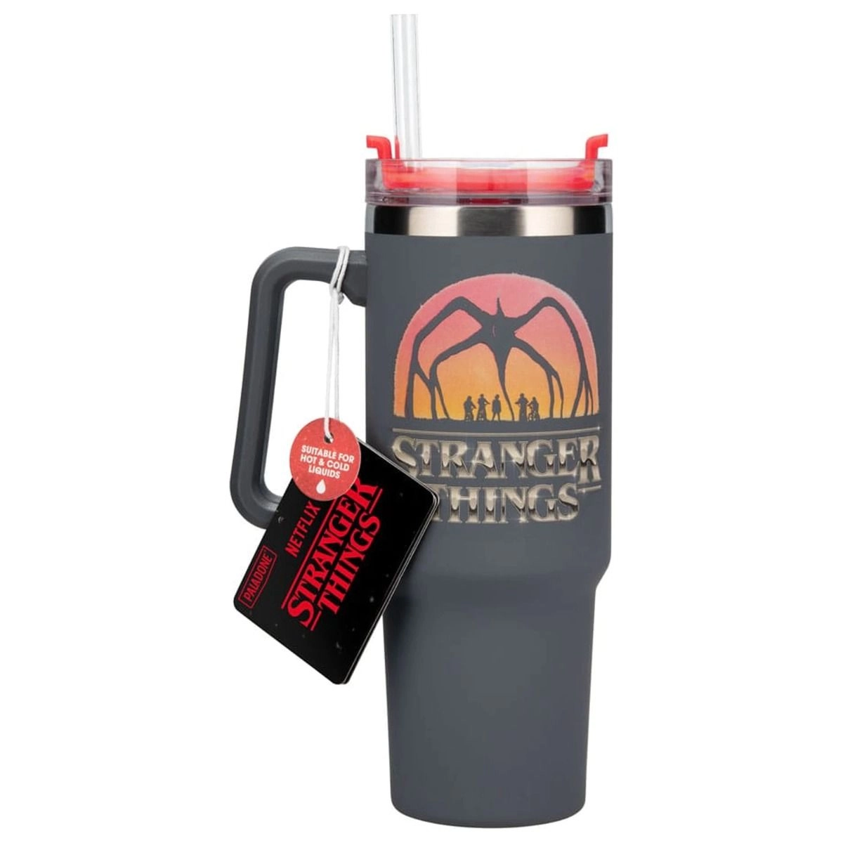 Stranger Things Insulated Cup - 425 ml + Straw
