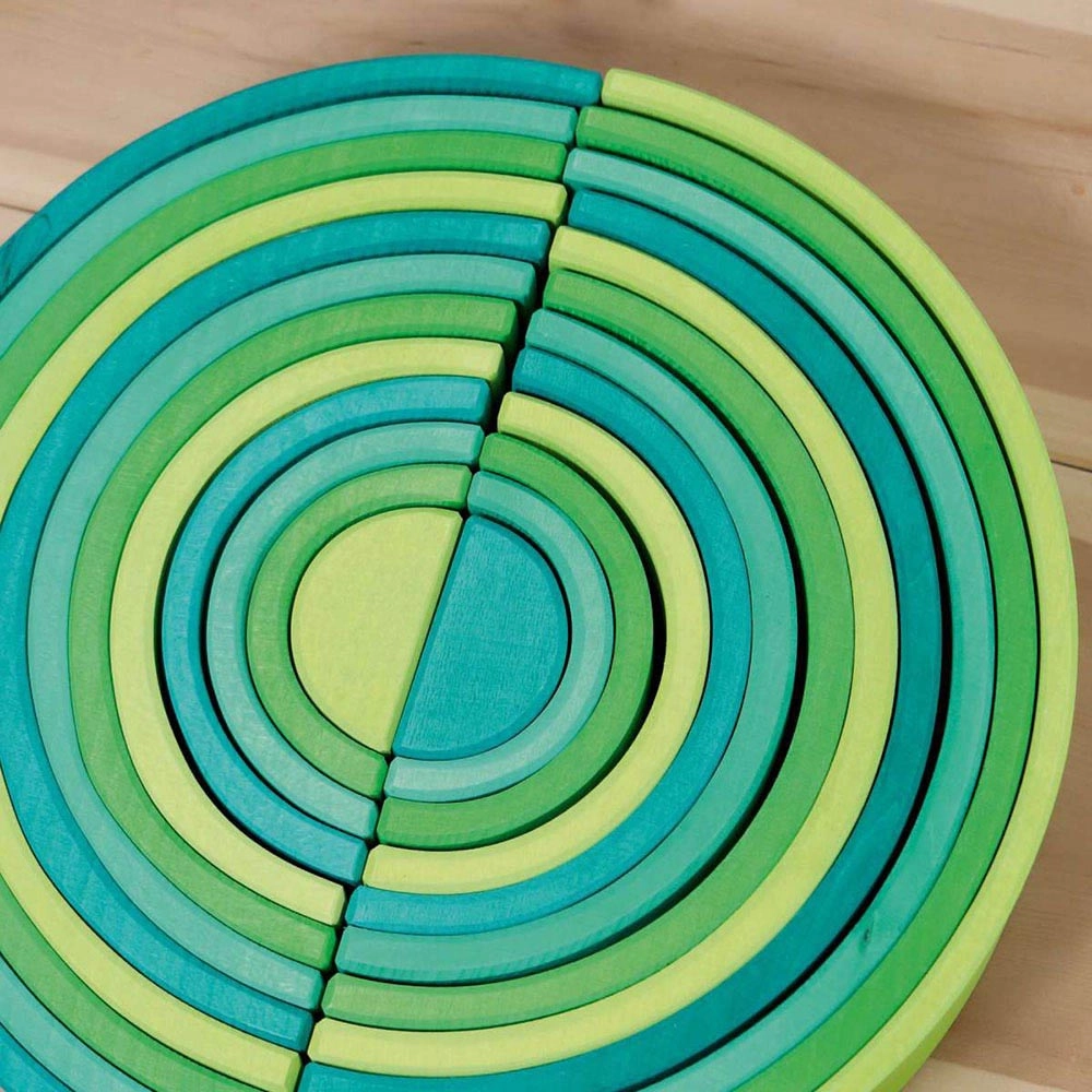 Stacking Rainbow Toy - Suitable for 3 years and above 12 pieces