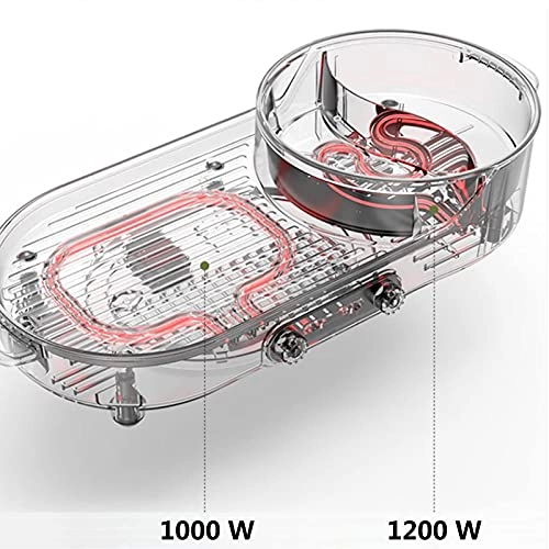 2-tier electric grill pan - 1200 W 5-7 peoples