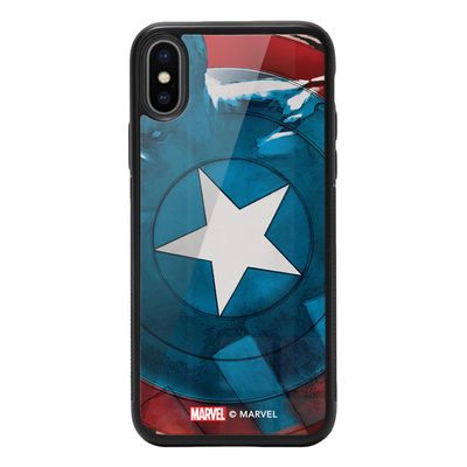 Wackylicious Watercolour Cap'S Sheild Back Case for iPhone Xs Max