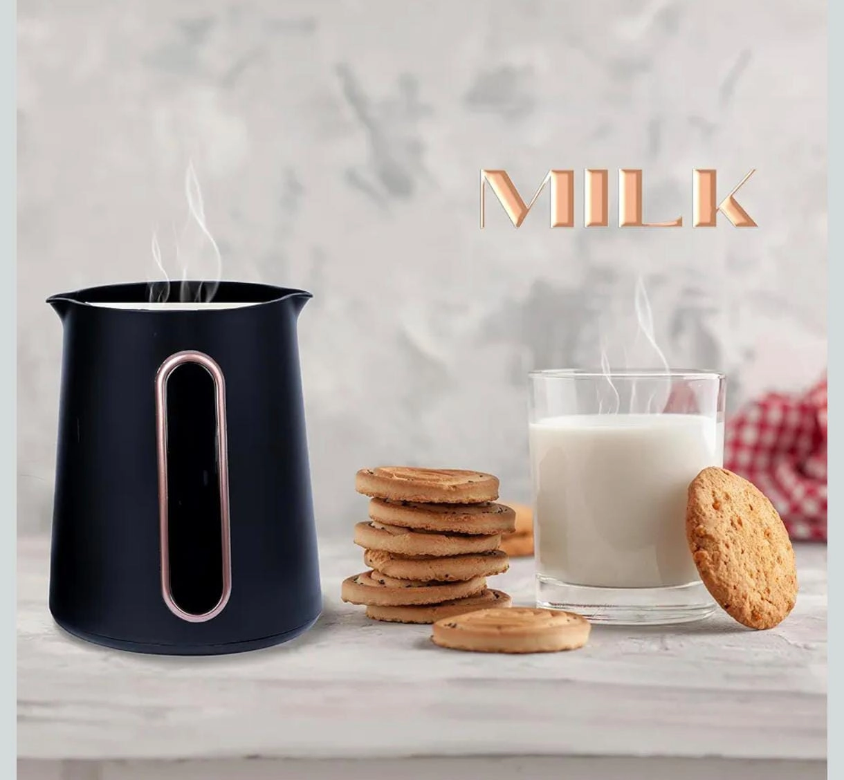 Turkish Coffee Maker - Smart Touch Fast Heating + Mini Waffle & Pancake Maker - Non-Stick Coating
