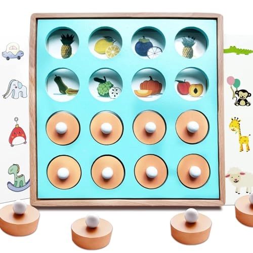 Wooden Memory Match Game - 3+ 40 pieces