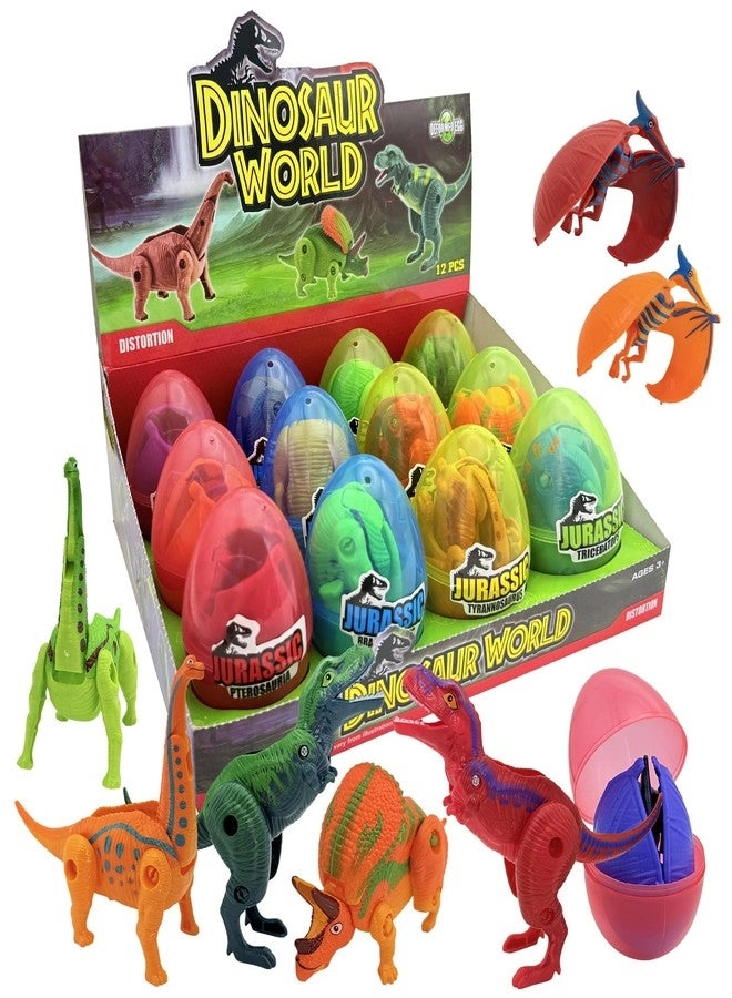 Sealive Easter Eggs Filled with Dinosaur Toys - 12 PCS