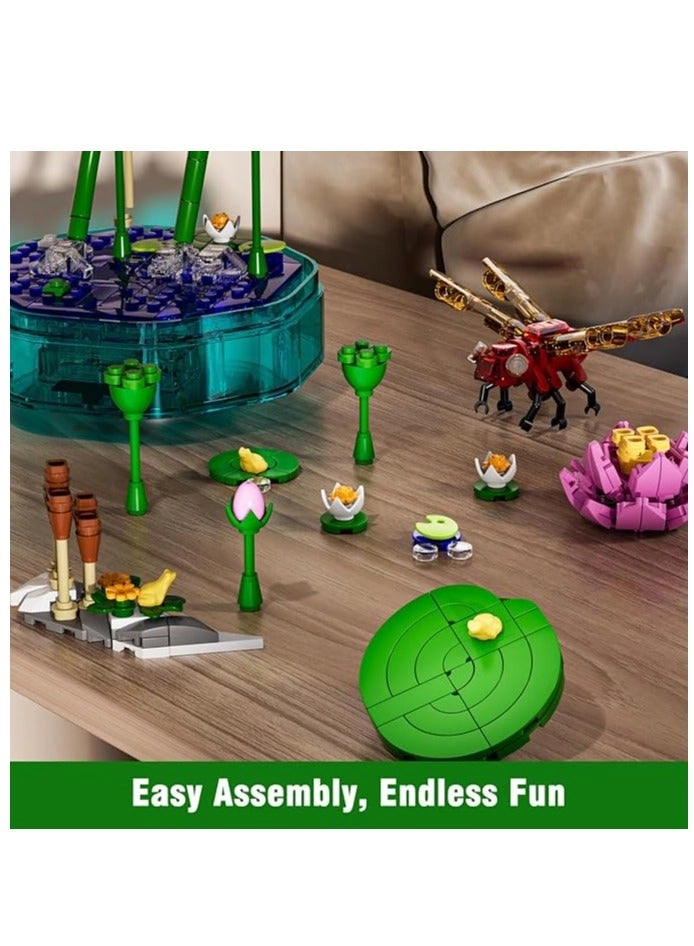 Insect Building Block Set (10106) - Transparent Music Display Box Light Strip