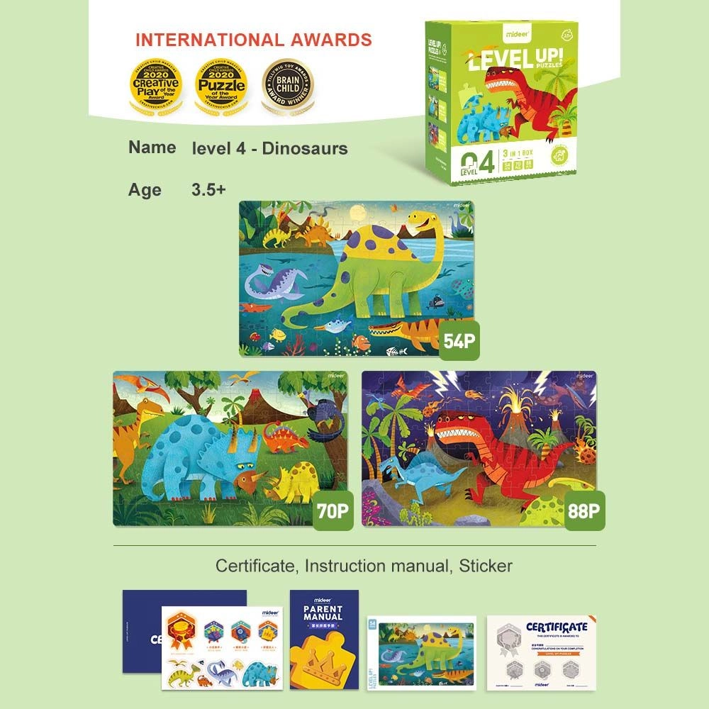 Level Up Puzzles - 3 +