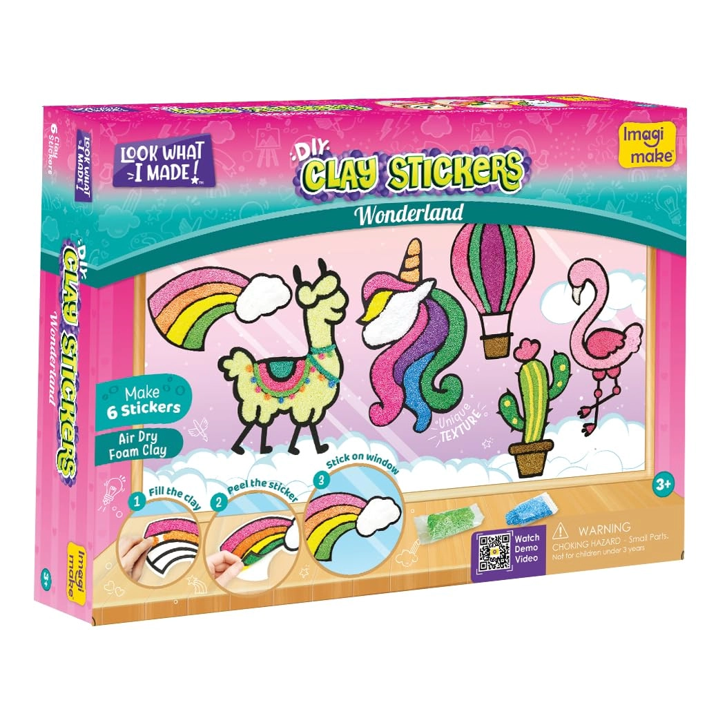 Imagimake Clay Stickers Wonderland - 3+ years 18 pcs