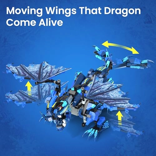 Dragon Building Blocks Toy - 3 in 1 Remote Control App Control