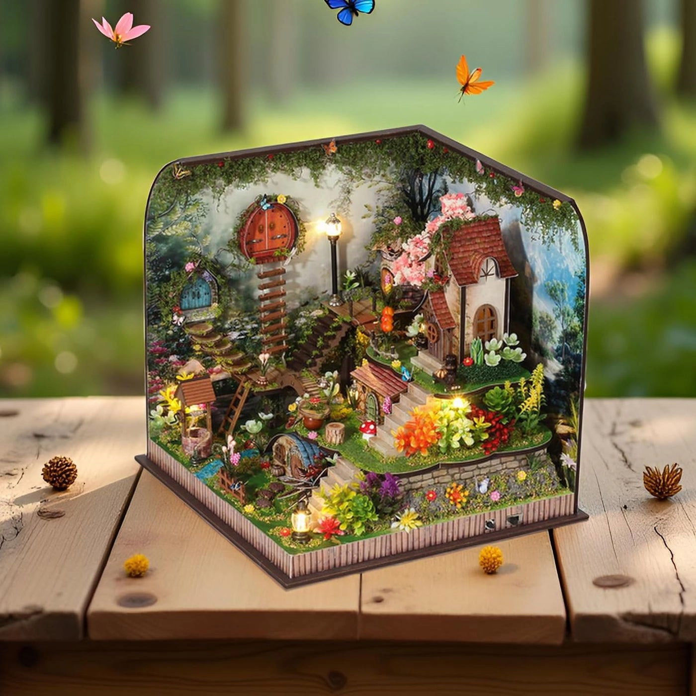 DIY Miniature Dollhouse Kit - Warm Moment 1:24