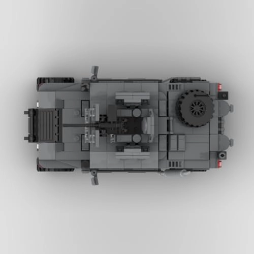Military Vehicle Armored Truck - 597pcs