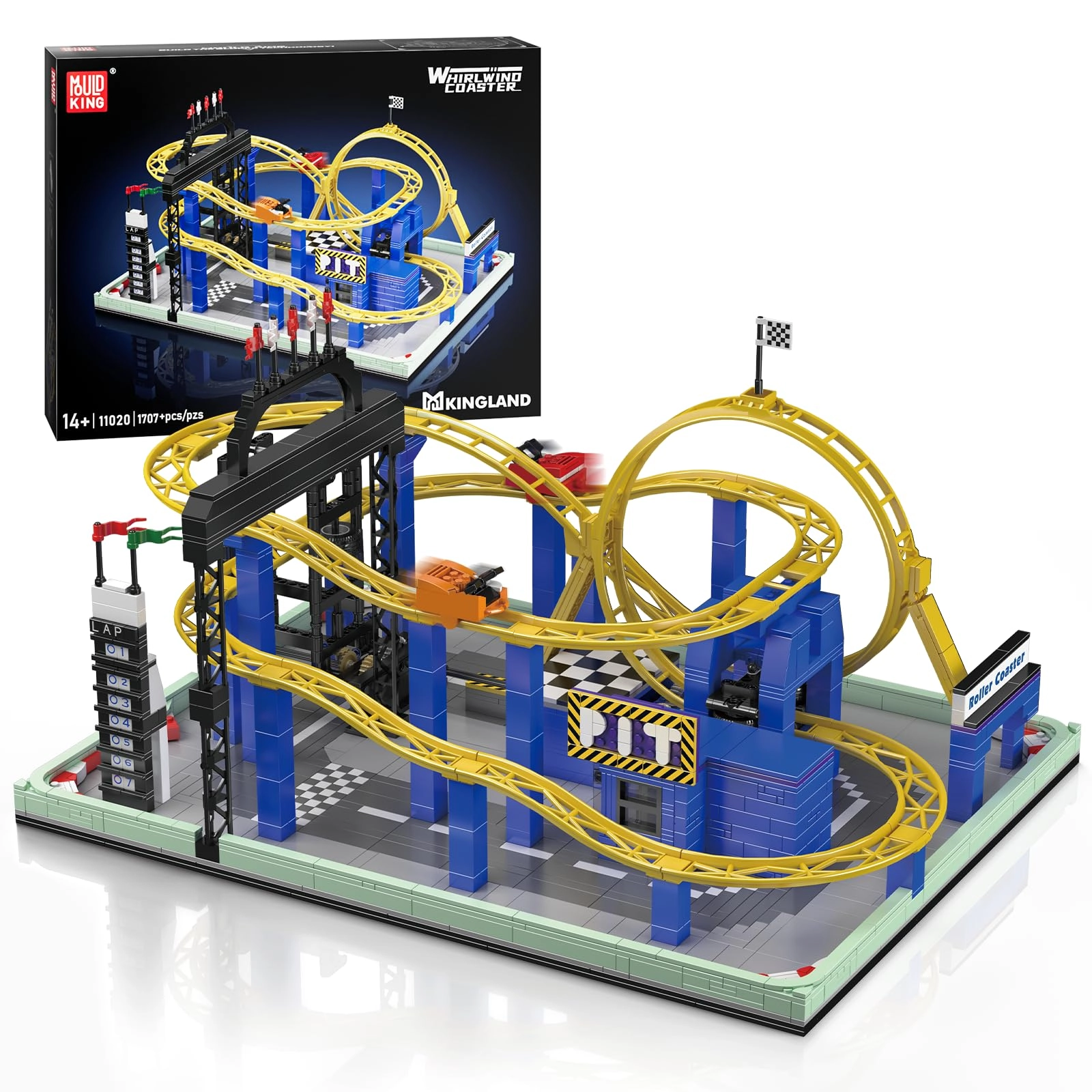 Technik MOC Electric Roller Coaster (11020) - Looping roller coaster