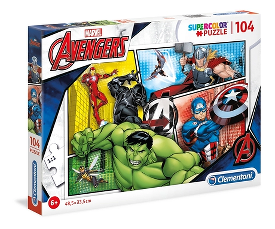 Clementoni Avengers Puzzle (STM-6800000285) - 104 pcs