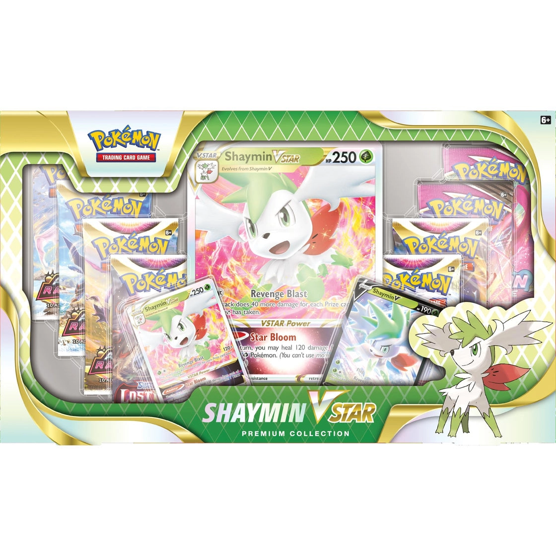 Pokémon Shaymin V Star Premium Collection - 8 booster packs