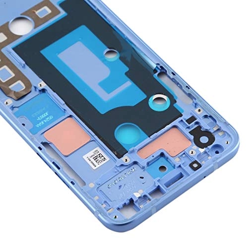 Front Housing LCD Frame Bezel Plate - Baby Blue for LG Q7 / Q610 / Q7 Plus / Q725 / Q720 / Q7A / Q7 Alpha
