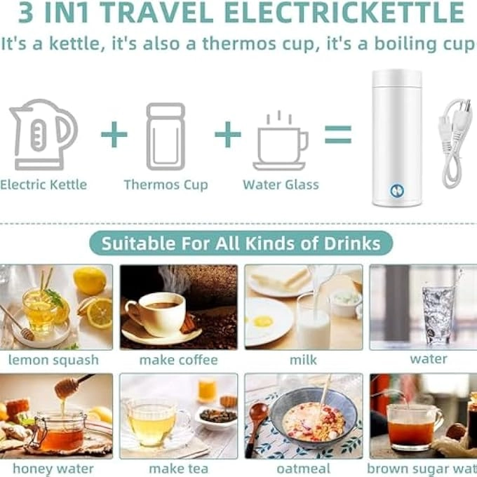 Travel Mini Electric Kettle