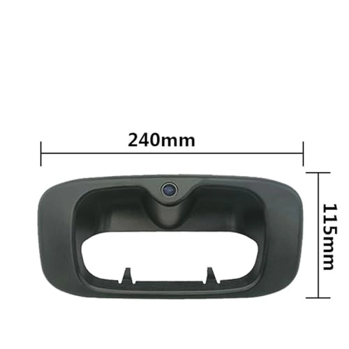 Rear View Tailgate Handle Reversing Camera - 1999-2007 Silverado/Sierra BLACK Dynamic trajectory