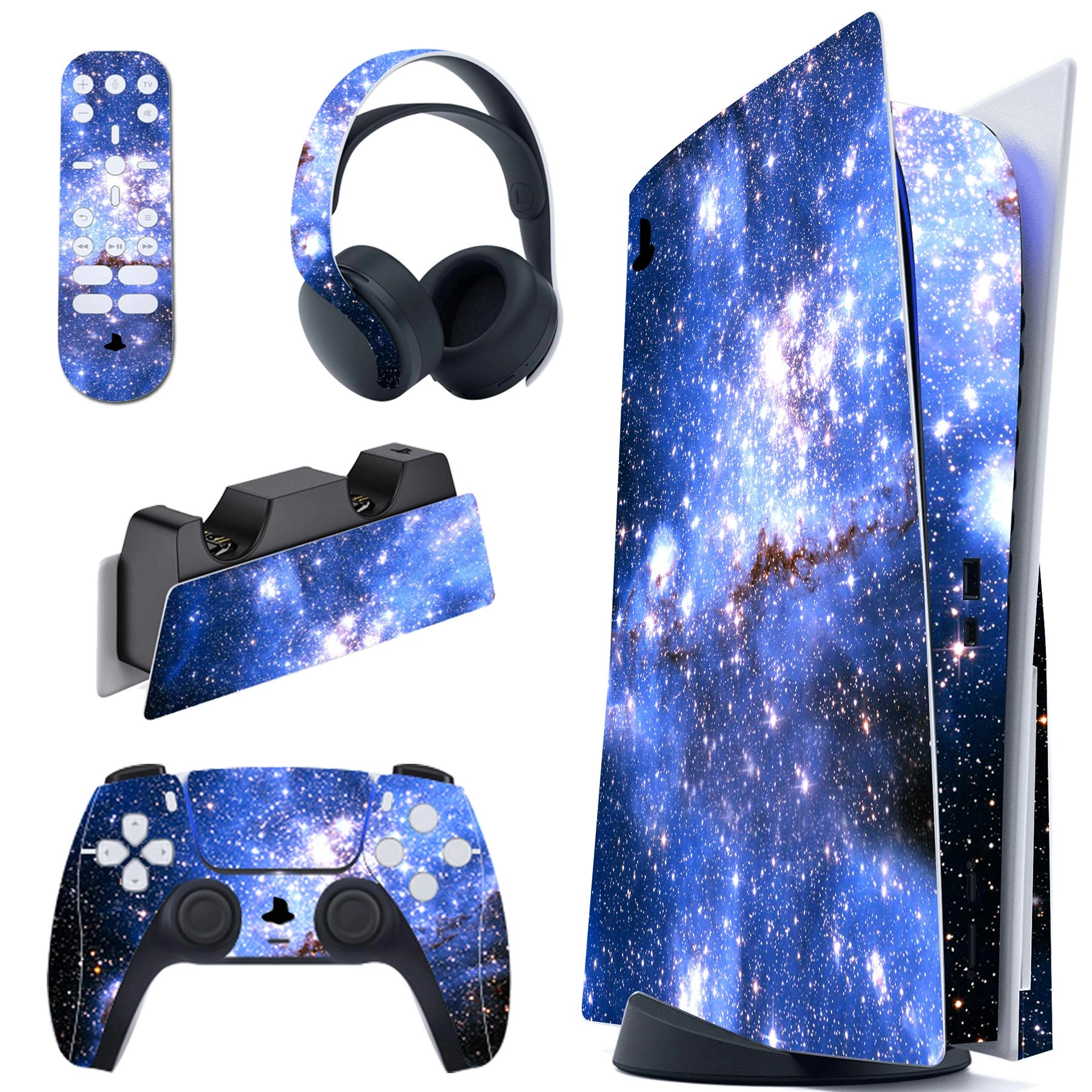 PS5 Skin - Blue nebula