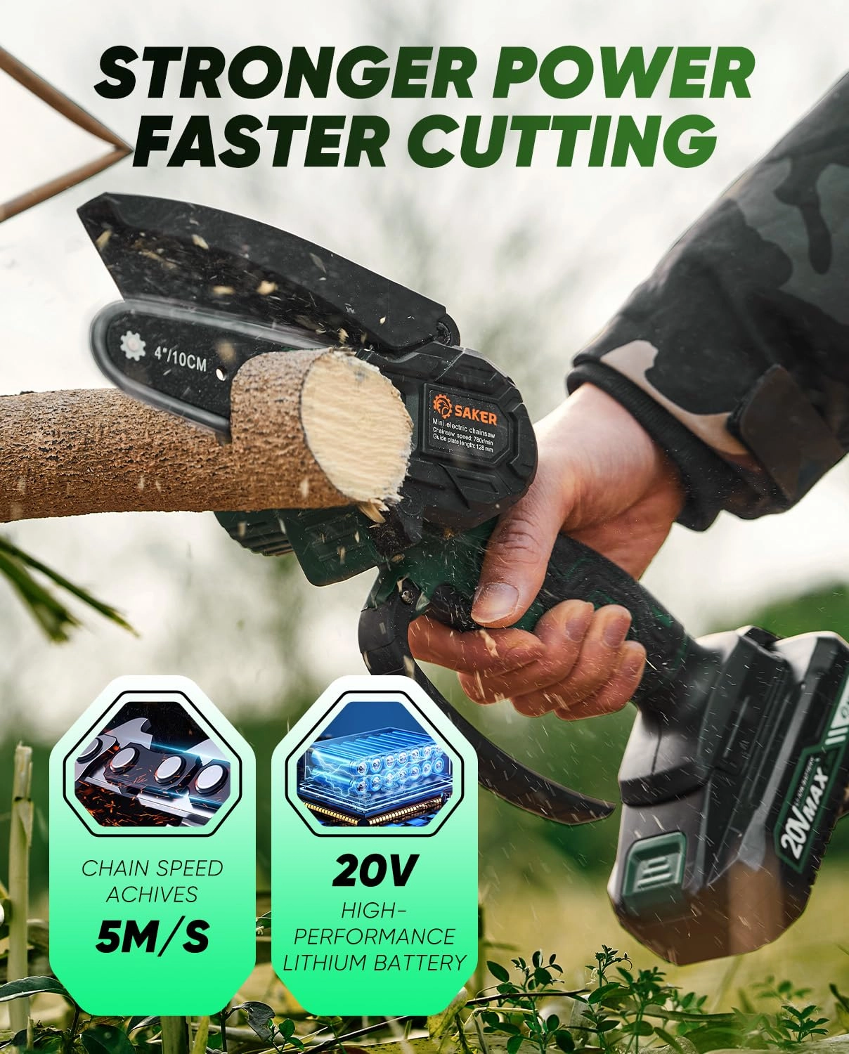 Mini Chainsaw - 550 Watts