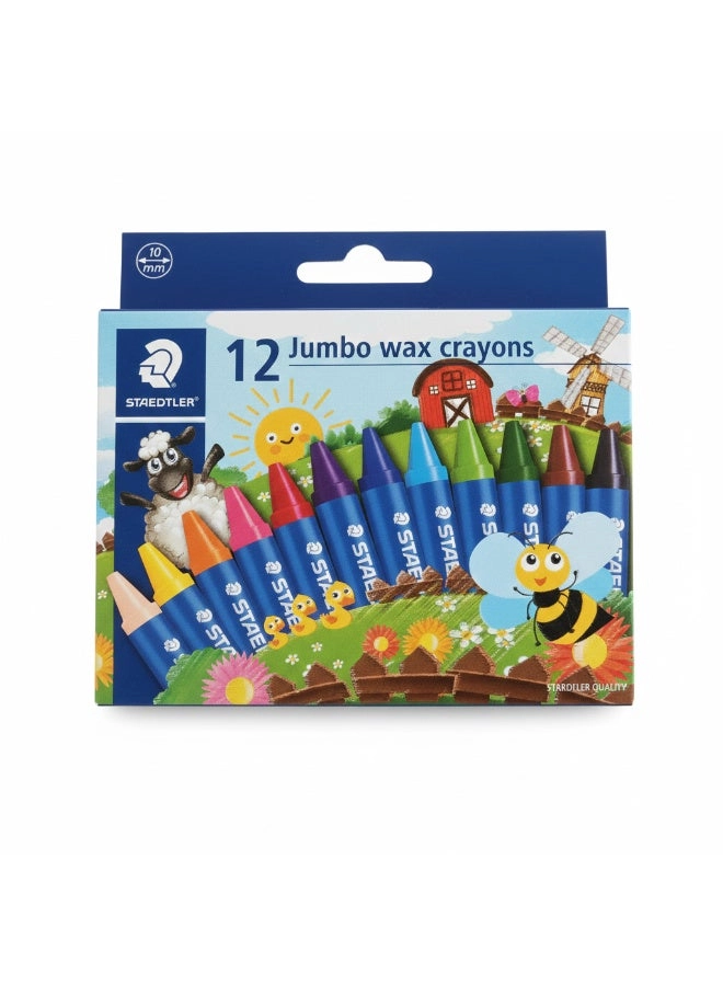 Jumbo Crayons - 12 Pcs