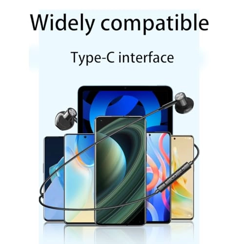 USB C Headphones Wired Headphone