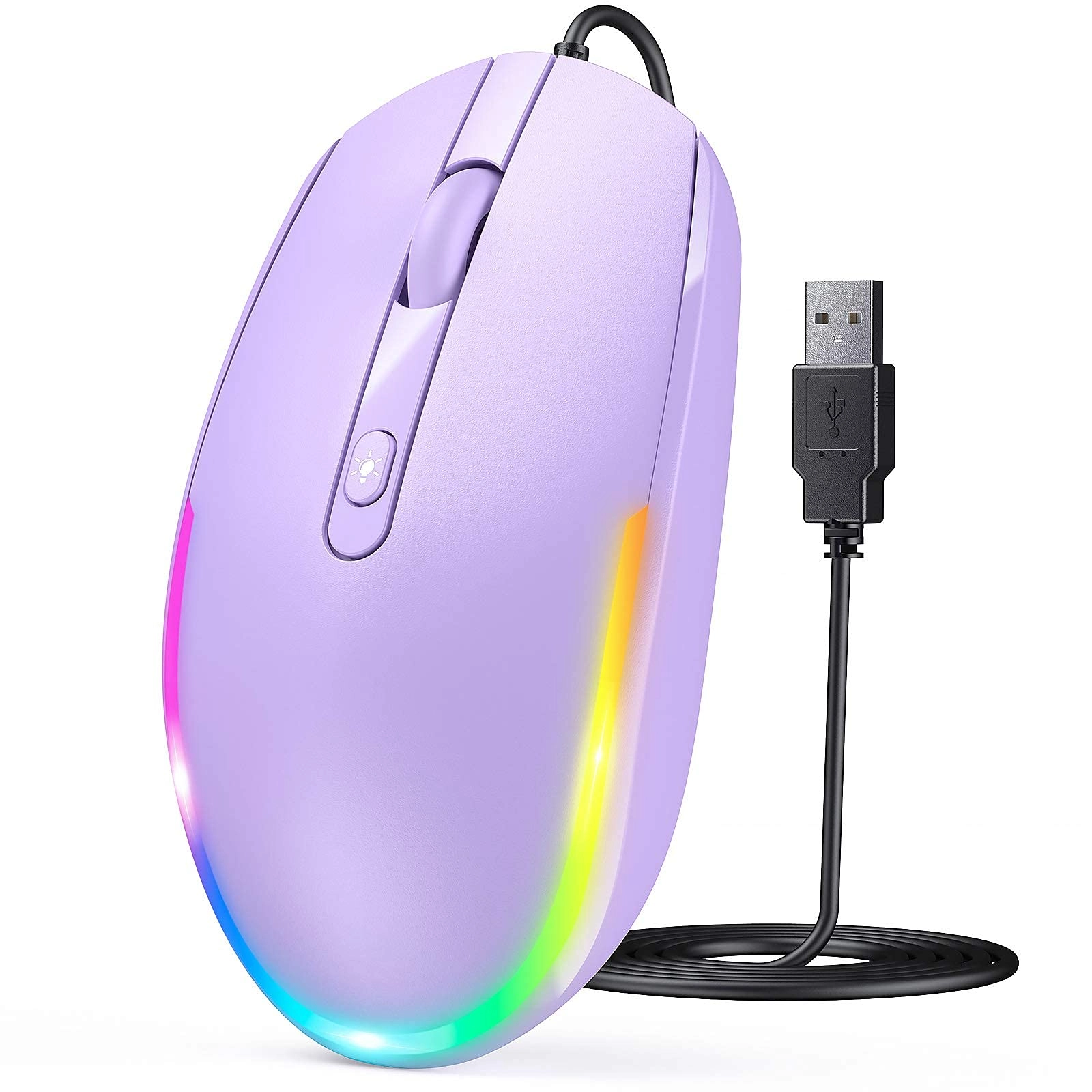 Wired LED RGB Backlit Mouse - USB