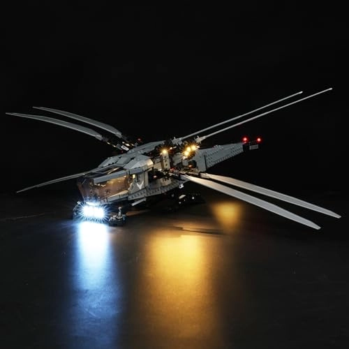 LED Light Kit for LEGO 10327 Dune Atreides Royal Ornithopter - ABS Plastic, Copper