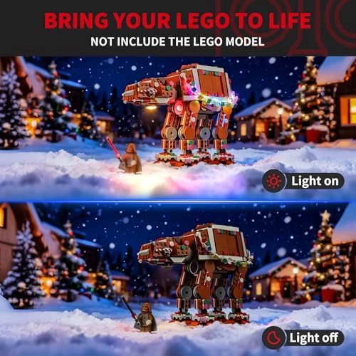 Light Kit for LEGO Star Wars Gingerbread at-at Walker 40806